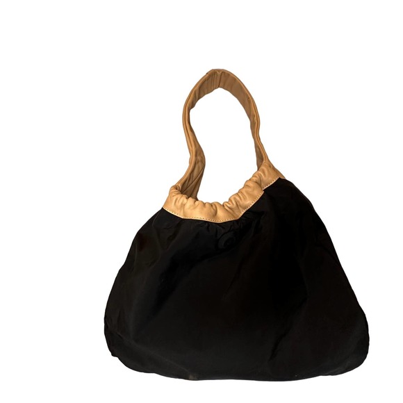 Salvatore Ferragamo - Vintage 1990's Nude Leather Drawstring Purse - Picture 4 of 9